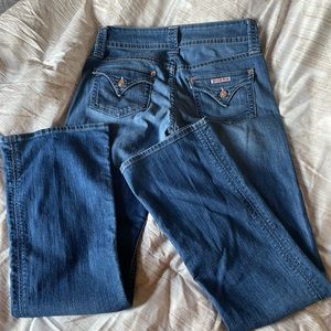 Hudson, mid rise, women 30, bootcut.